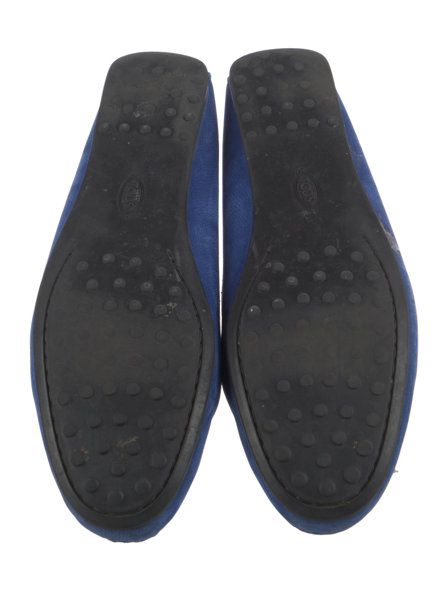 Tod's Suede Bow Accents Moccasins